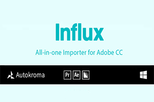 AE/PR插件-特殊视频编码MKV/MOV/FLV格式素材直接导入软件工具Influx v1.1.4 Win